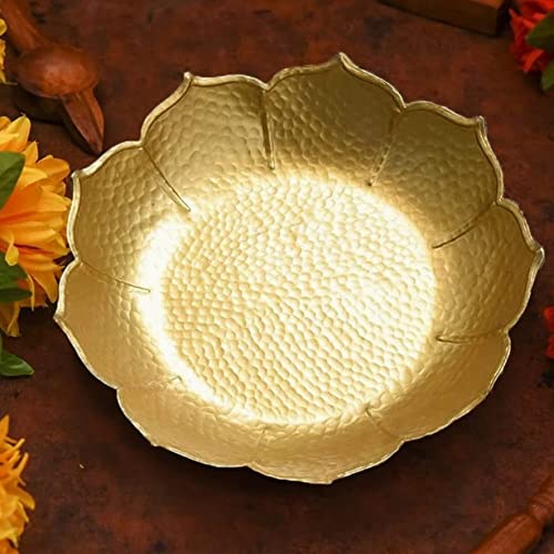 Urli Bowl Handcrafted (12 Inch) Urli Bowl for Floating Flowers Diwali Home Decor