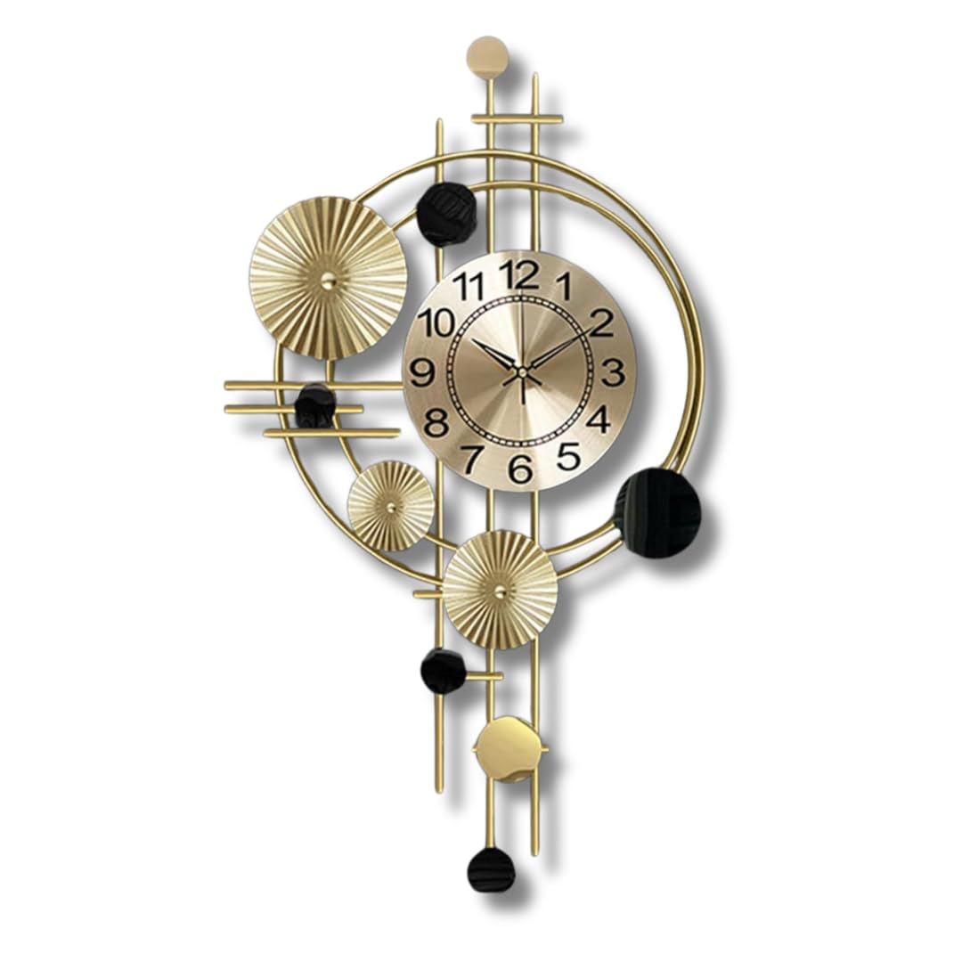 Decorative Iron Metal Hanging Wall Art Clock