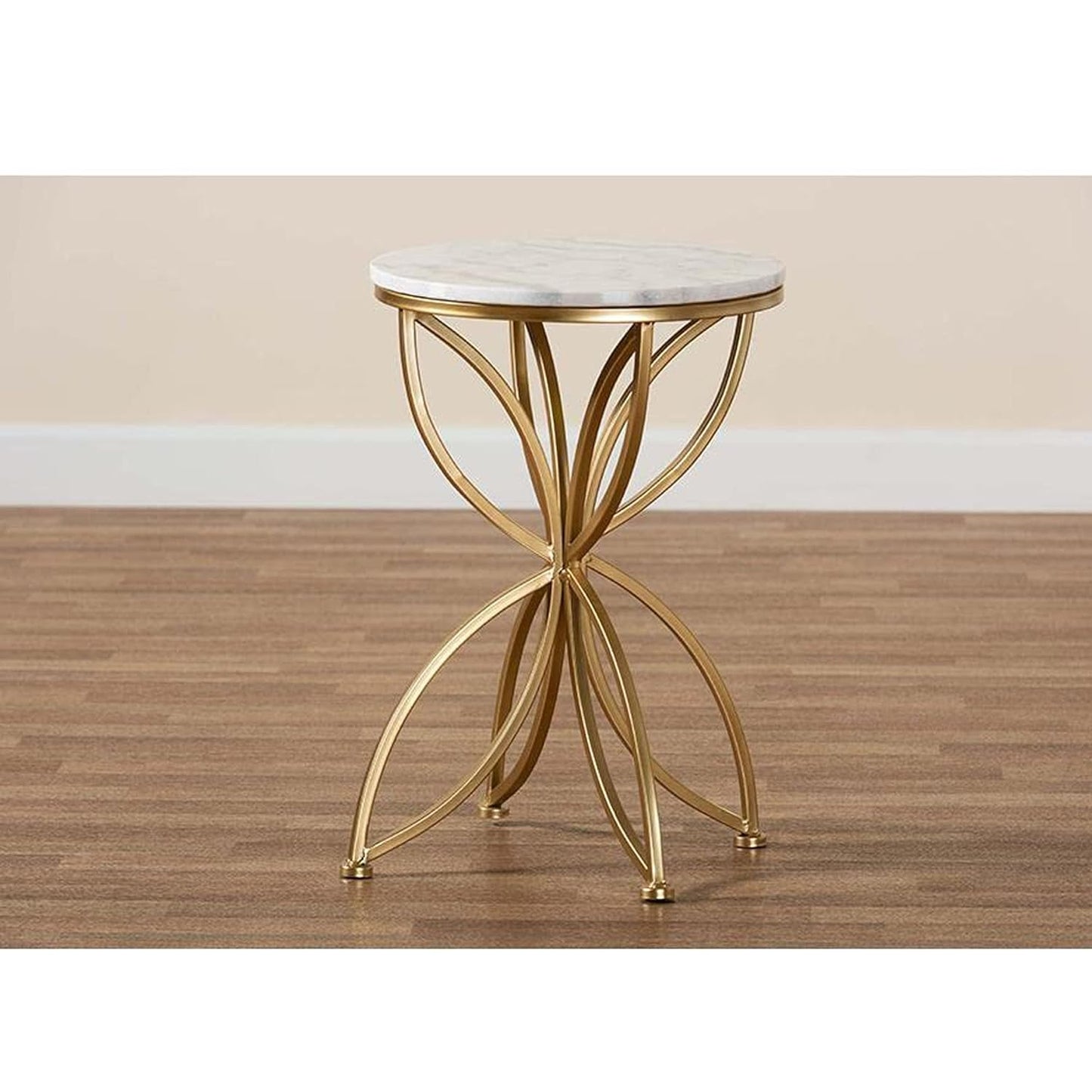 HANDICRAFTS Metal Square Round Side Tables Living Room Small End Tables Accent Table Nightstand