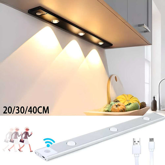 LED PIR Motion Sensor Cabinet  With USB Rechargeble